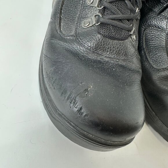 Drew Black Leather Lace-Up Ankle Boots For Men Size 9.5 - Picture 6 of 16